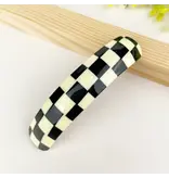 TheDivaSoap Crescent Hair Clip - checkered