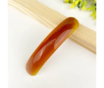 Crescent Hair Clip - brown