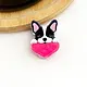 Mini Dog Series Hair Claw Clip -heart