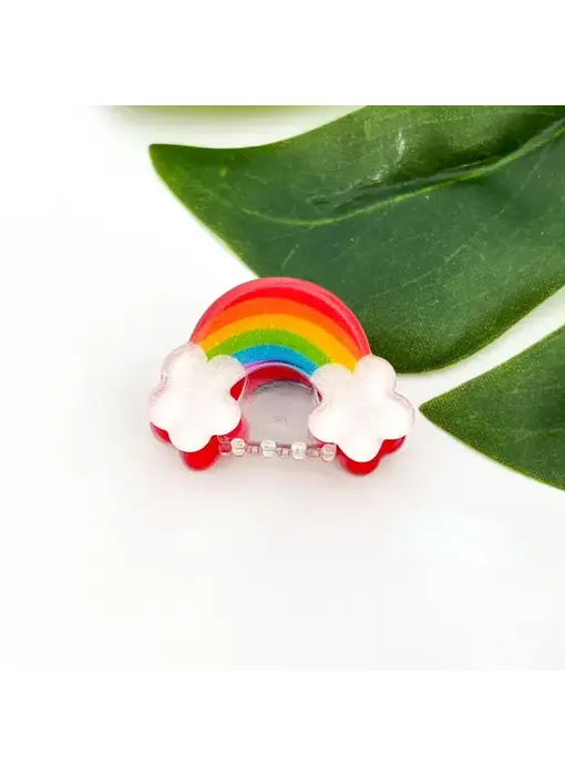 Mini Rainbow Hair Clip
