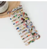TheDivaSoap Multicolor Acetate Wide-Tooth Thin Hair Comb
