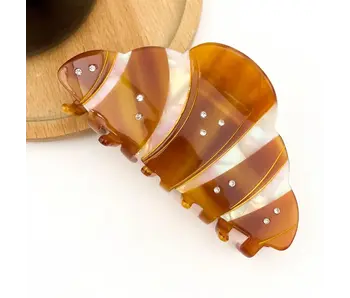 Croissant Hair Claw Clip