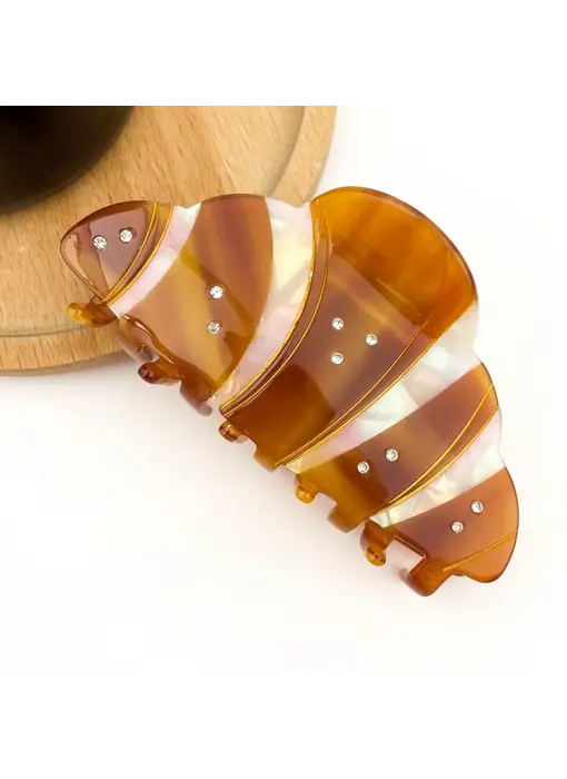 Croissant Hair Claw Clip