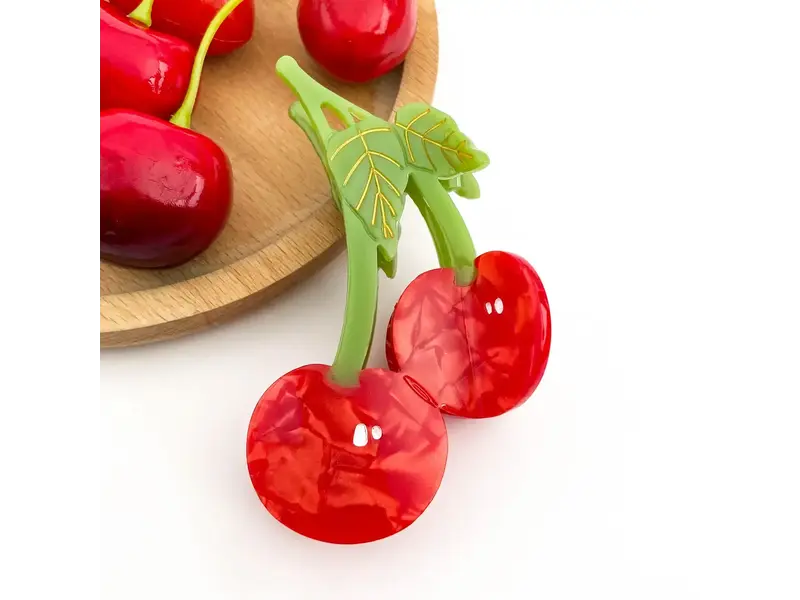 TheDivaSoap Sweet Red Cherry Claw Clip