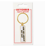 The Found Ask Me About My Cat Keychain