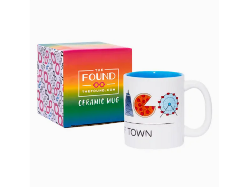 The Found Chicago Icons My Kind of Town Coffee Mug