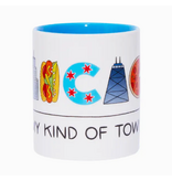 The Found Chicago Icons My Kind of Town Coffee Mug