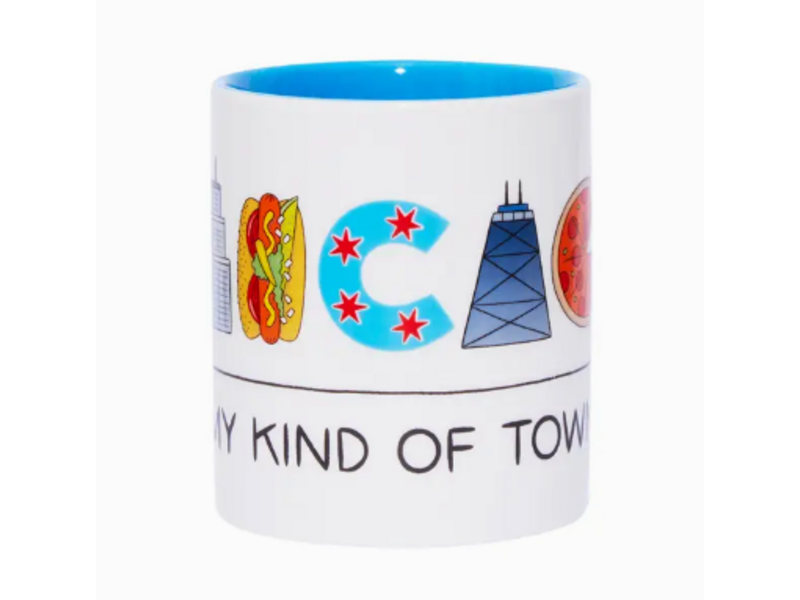 The Found Chicago Icons My Kind of Town Coffee Mug