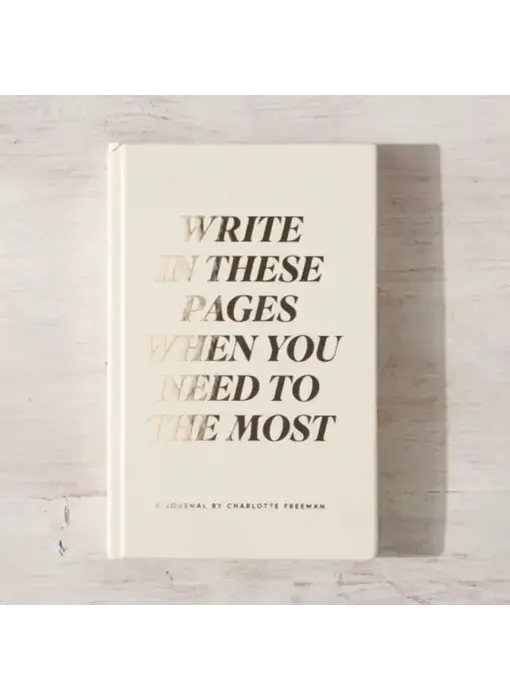 Write in These Pages Journal