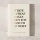 Write in These Pages Journal