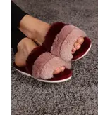 Infinity Classics International Tonal Stripe Plush Slippers