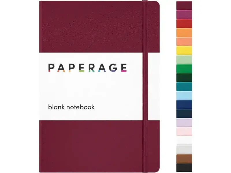 Paperage 160PG Casebound Blank Notebook