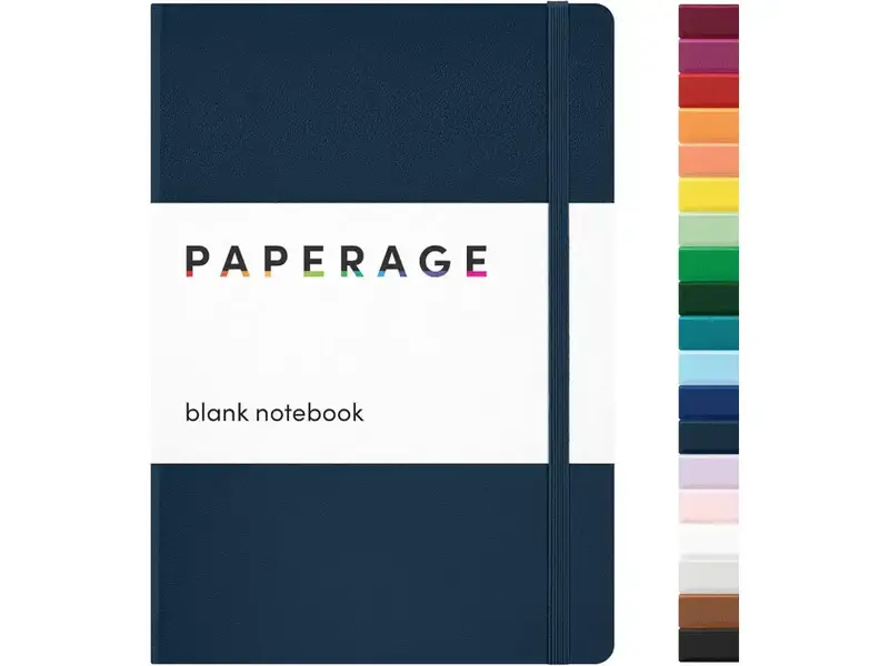 Paperage 160PG Casebound Blank Notebook
