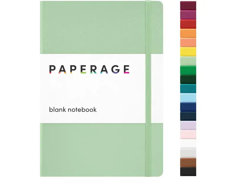 Paperage 160PG Casebound Blank Notebook