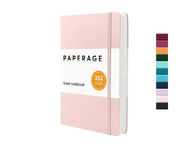 Paperage 252PG Casebound Journal Lined Notebook