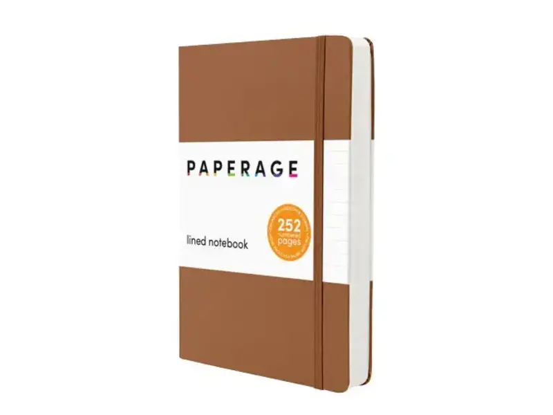 Paperage 252PG Casebound Journal Lined Notebook
