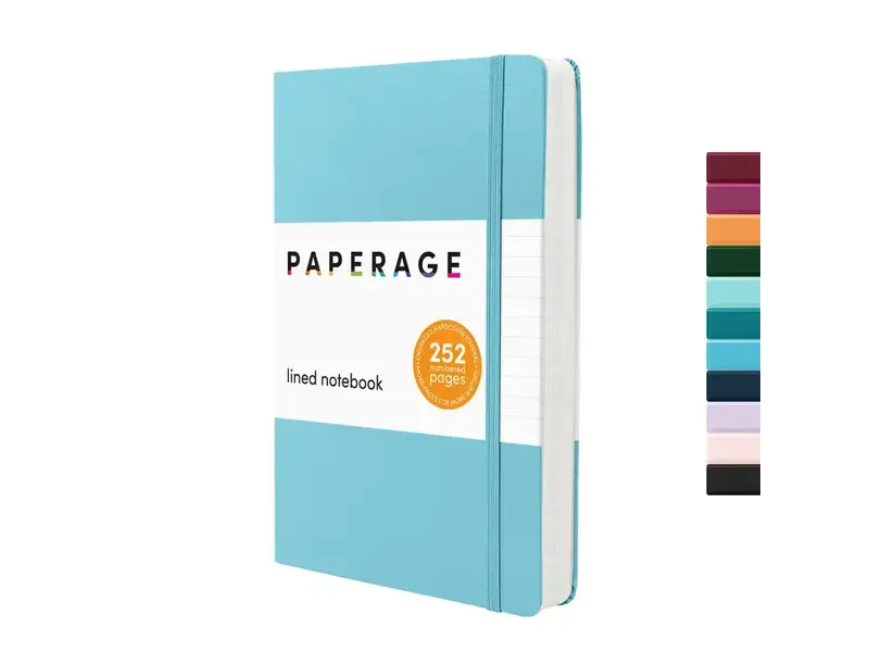 Paperage 252PG Casebound Journal Lined Notebook