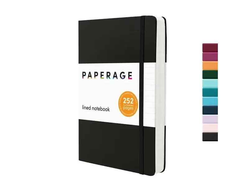 Paperage 252PG Casebound Journal Lined Notebook