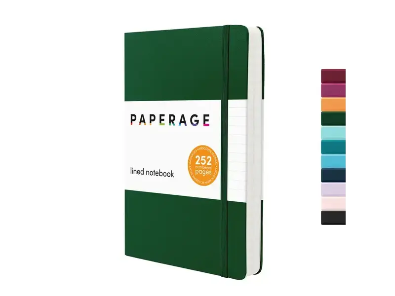 Paperage 252PG Casebound Journal Lined Notebook