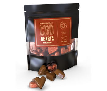 CBD Milk Chocolate Hearts