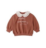 Rylee + Cru LLC COLLARED SWEATSHIRT || MON AMOUR