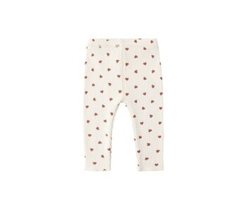 RIBBED LEGGING || RED HEARTS