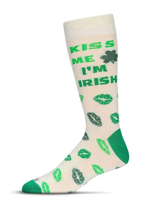 Kiss Me I'm Irish Bamboo Men's Crew
