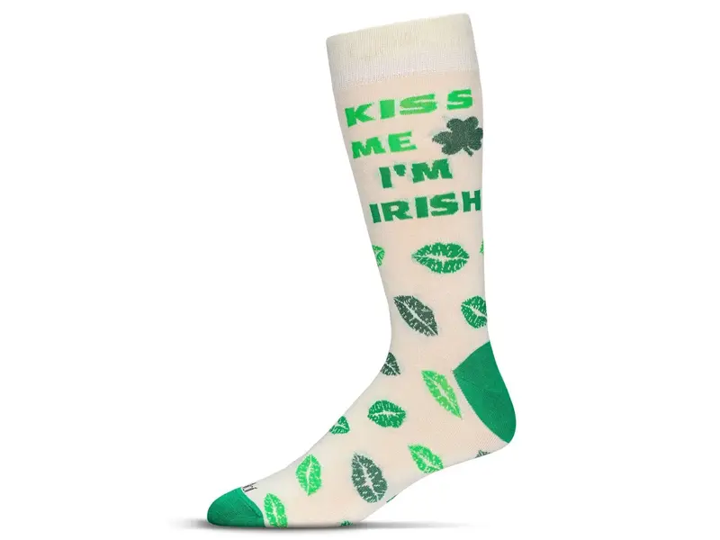 Infinity Classics International Kiss Me I'm Irish Bamboo Men's Crew