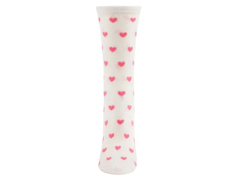 Infinity Classics International Hearts Cashmere Blend Crew Socks