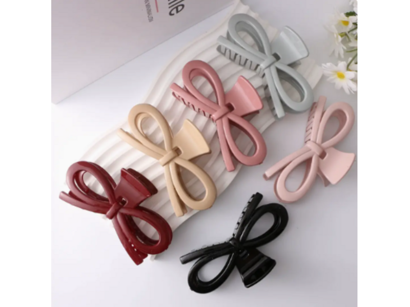 LoveLina Jumbo Assorted Ribbon Hair Claws - Berna Muted