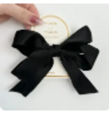 LoveLina Classic Satin Bow Hair Clips