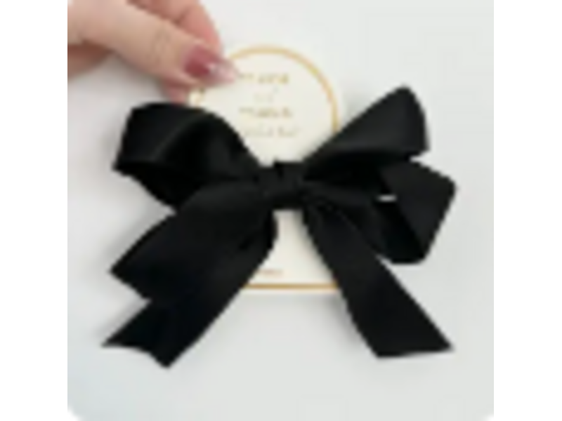 LoveLina Classic Satin Bow Hair Clips
