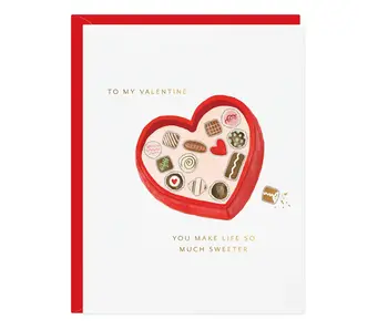 Chocolate Valentine Card