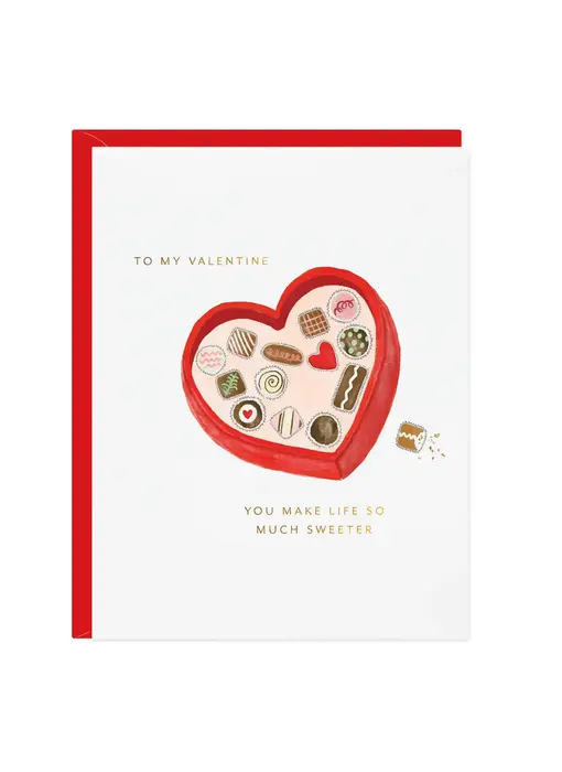Chocolate Valentine Card