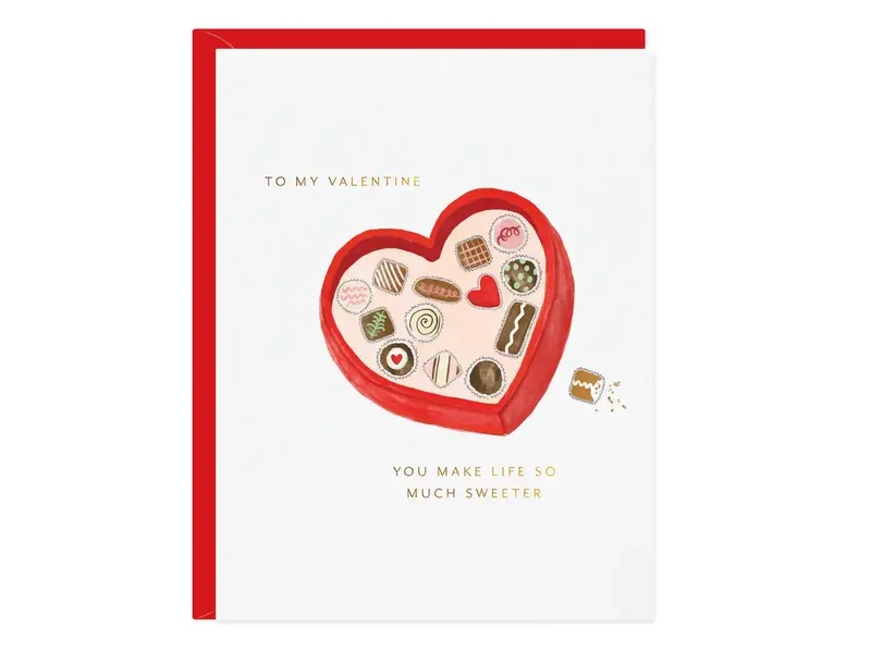 Ramona & Ruth Chocolate Valentine Card