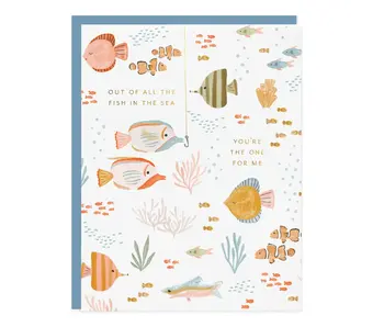 Fish in Sea Card