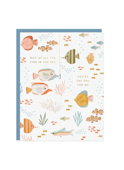 Fish in Sea Card