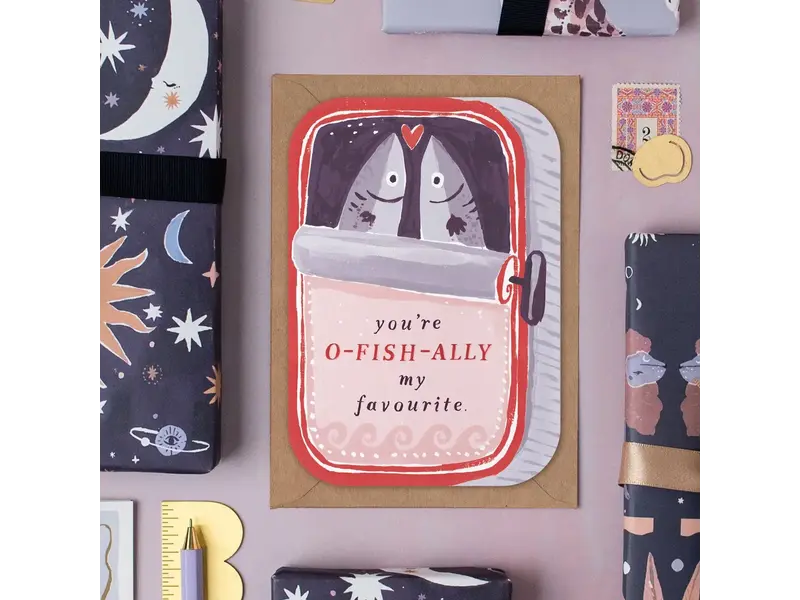 Sister Paper Co. Sardines You're My Favorite Card