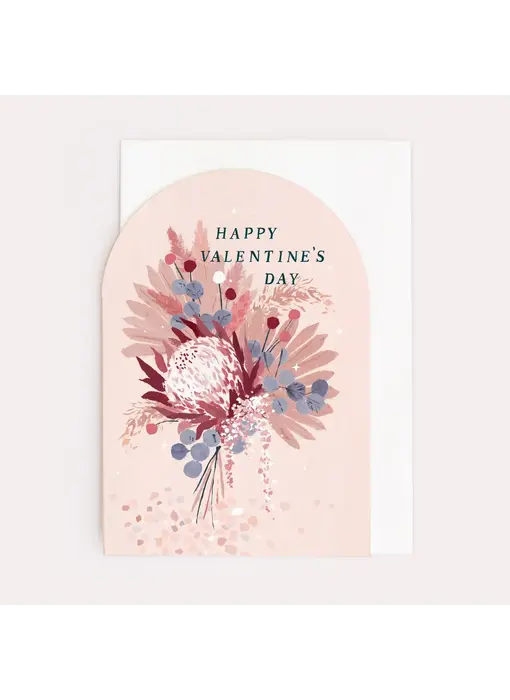 Valentine's Floral Love Card