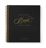 Smitten on Paper Future Is Bright Monthly Undated Planner Black