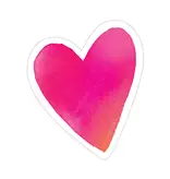 Efrances Big Heart Sticker