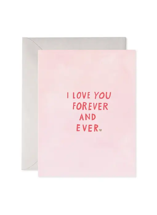 Pink Forever and Ever Greeting Card