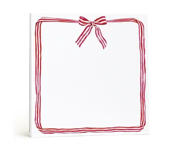 Red Ribbon Candy Chunky Notepad