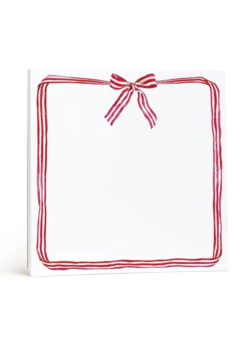 Red Ribbon Candy Chunky Notepad