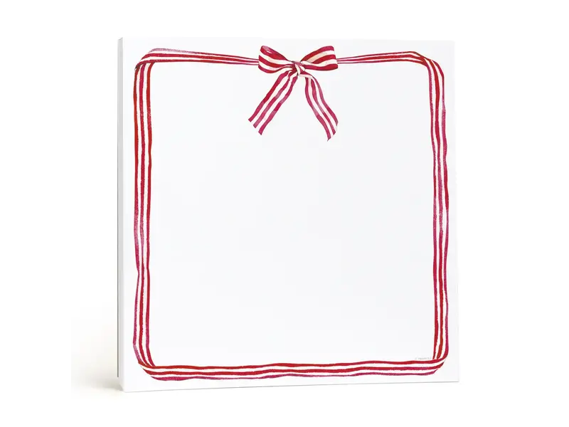 Efrances Red Ribbon Candy Chunky Notepad