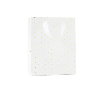 Gold Swiss Dot Gift Bag