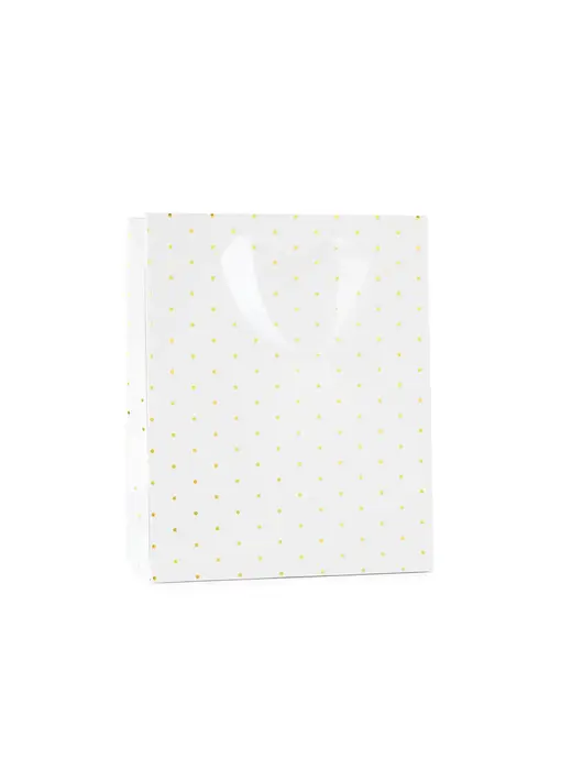 Gold Swiss Dot Gift Bag