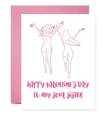 Good JuJu Ink Soul Sister Valentine Card