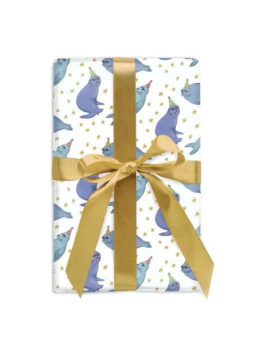 Birthday Seals in Sunnies Gift Wrap