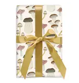 Good JuJu Ink Ecru Mushrooms Gift Wrap